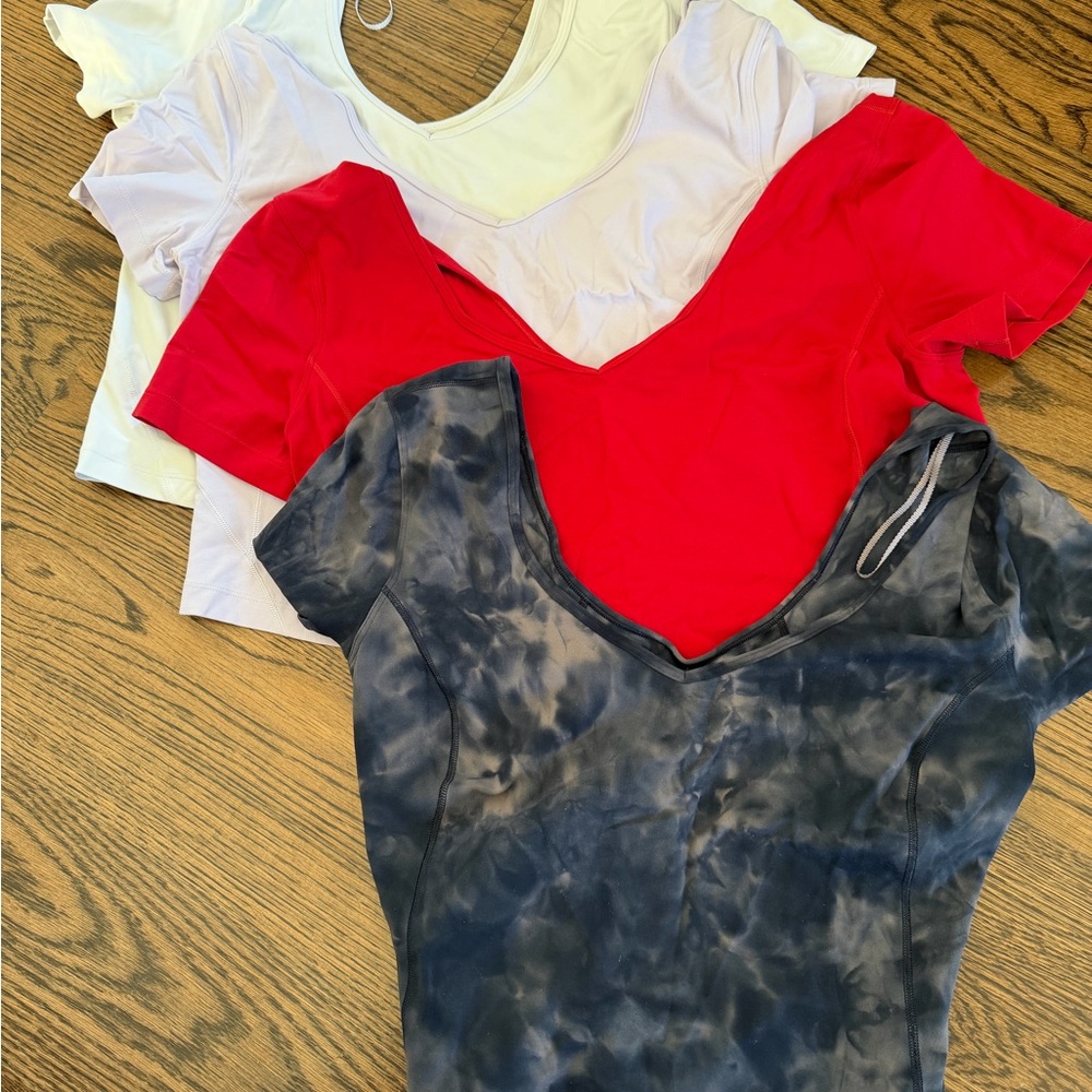 Stylish Women's Tops - Red, White, and Black